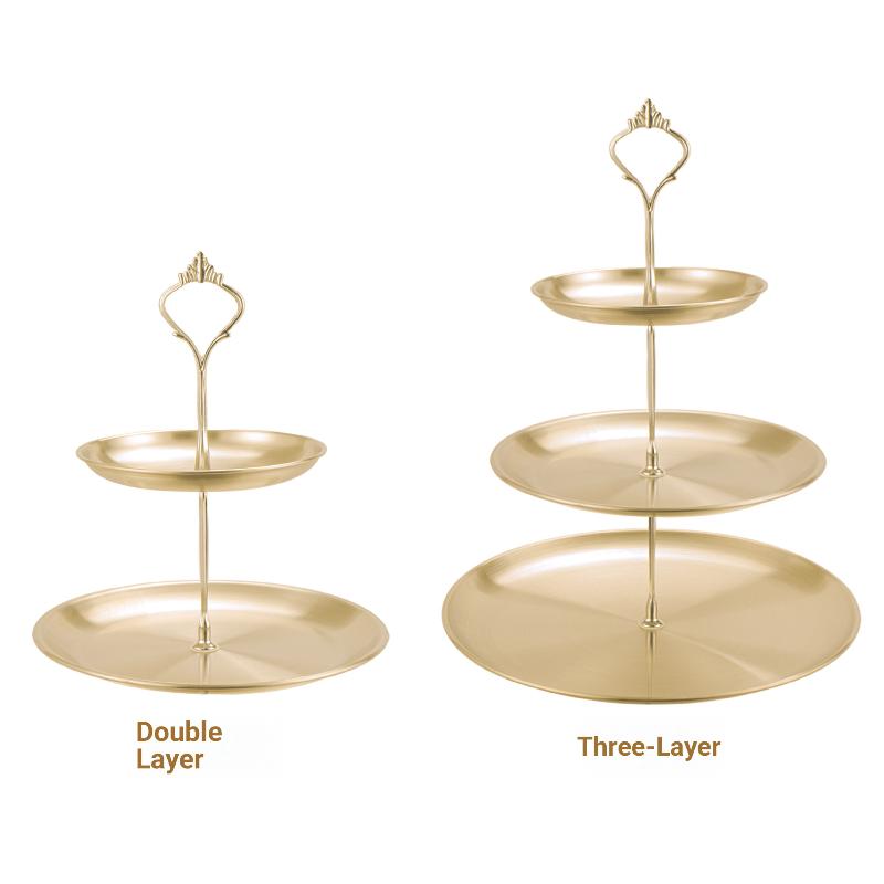 Gold Silver 2/3-Tier Cake Stan - مراجعة Cupcake Stand Tier وسعره