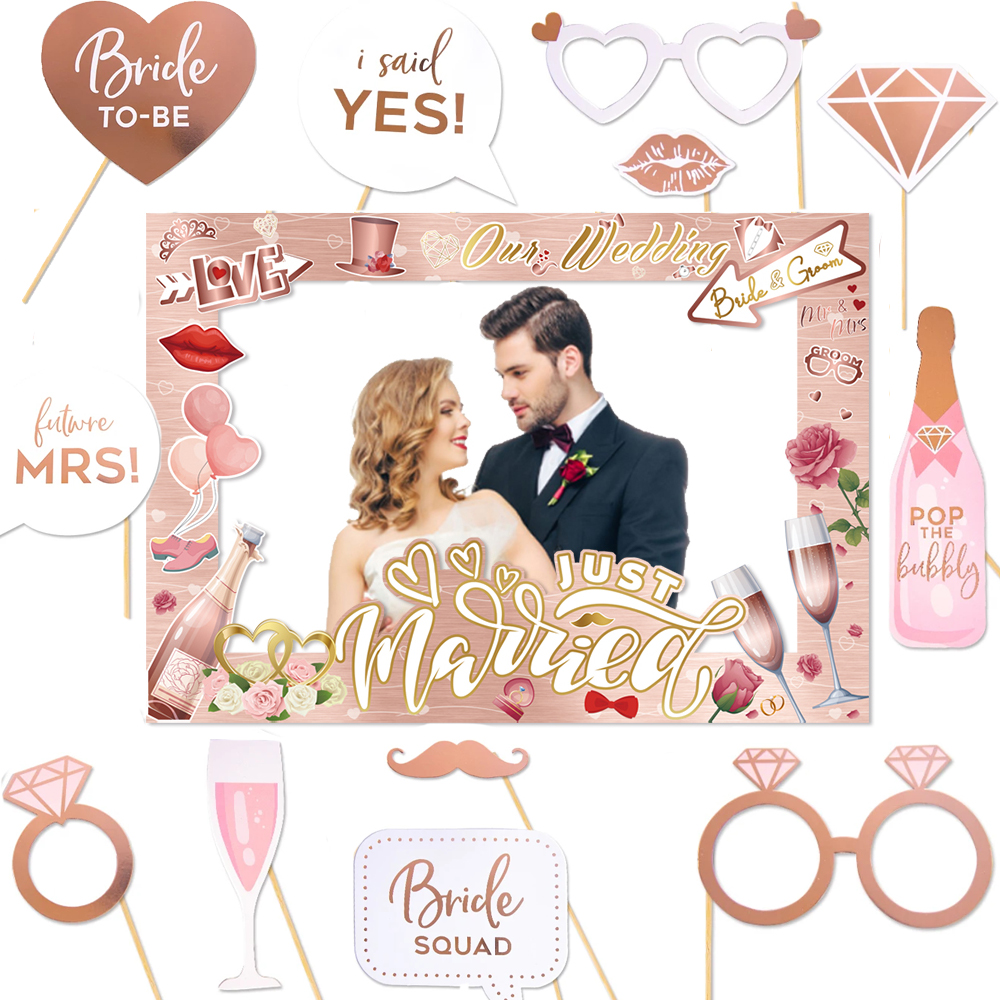 Wedding Decorations Bride to B - مراجعة Photo Booth Frame وسعره
