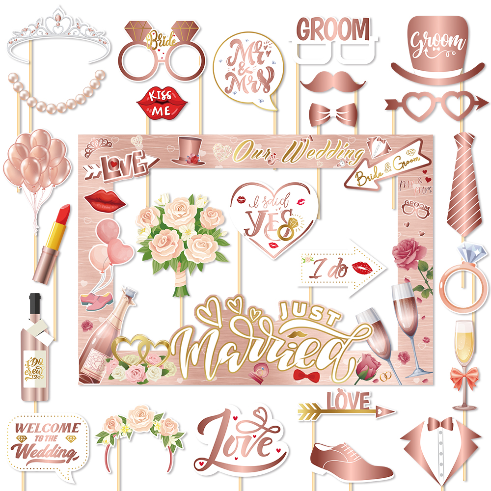 Wedding Decorations Bride to B - مراجعة Photo Booth Frame وسعره