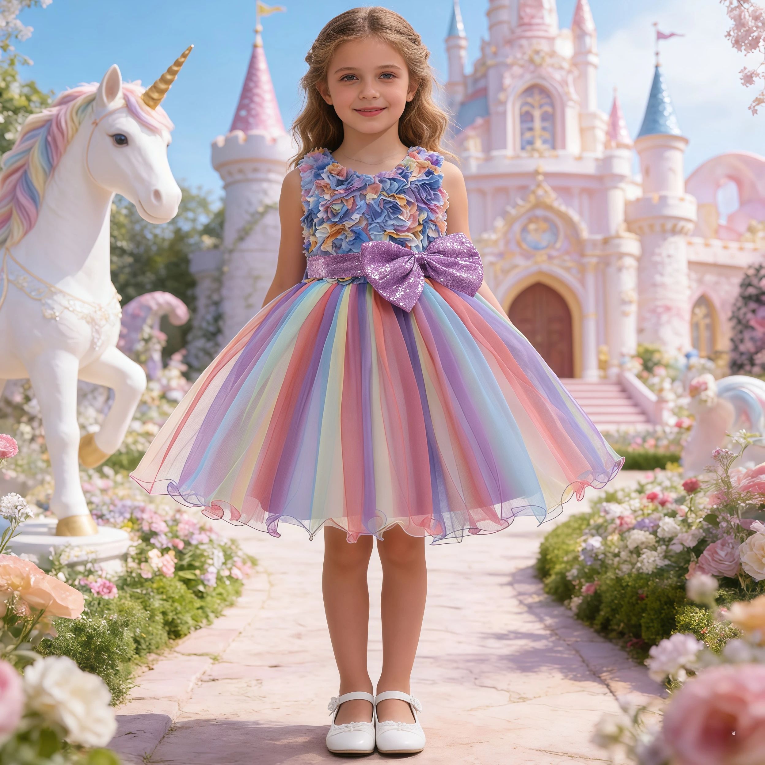 Girls Flower Sequins Tulle Rai - مراجعة Glitter Tablecloth وسعره