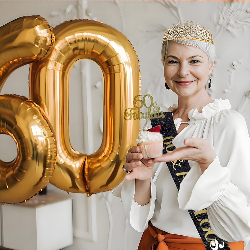 30- 50th  Birthday Anniversary - مراجعة Birthday Sash Glitter وسعره