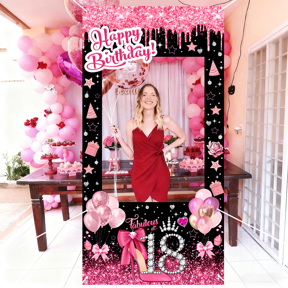 Photo Booth Frame Backdrop Pin - مراجعة Photo Booth Frame وسعره
