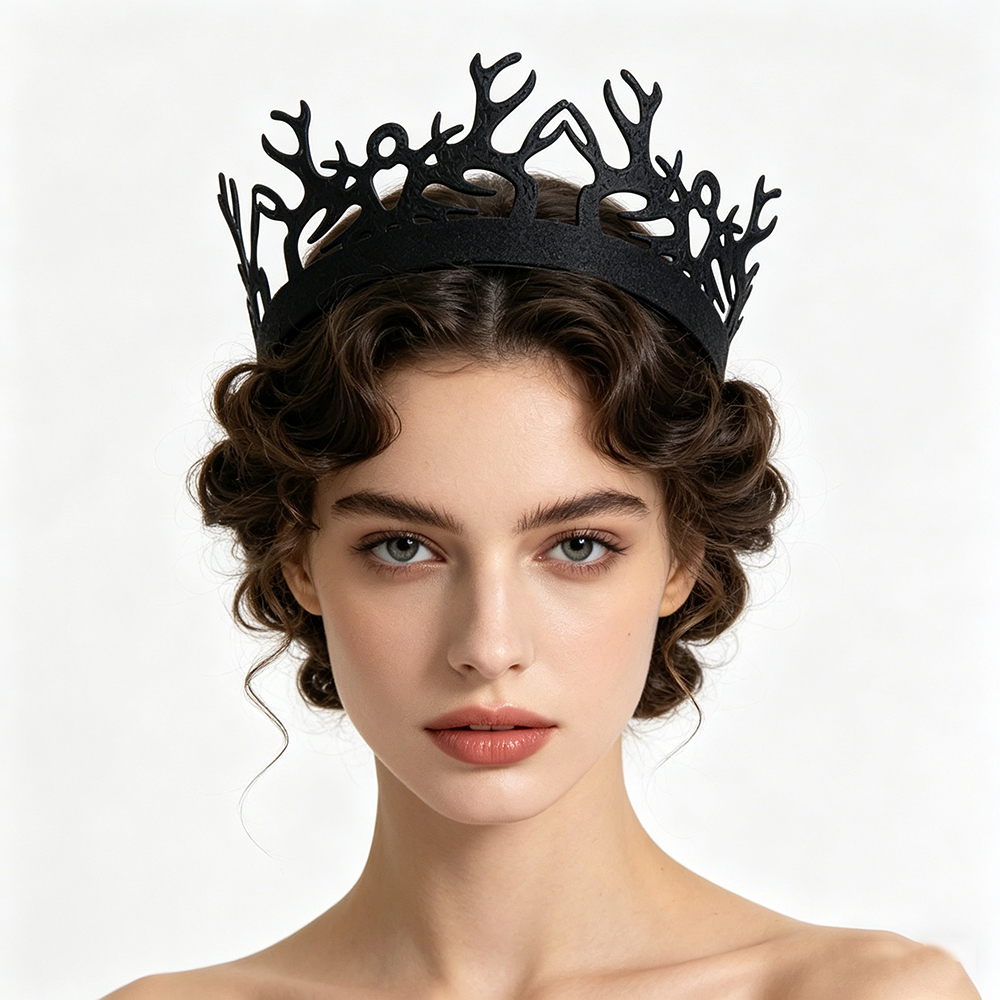1pc Fashion Black Gothic Antle - مراجعة Event & Party Supply وسعره