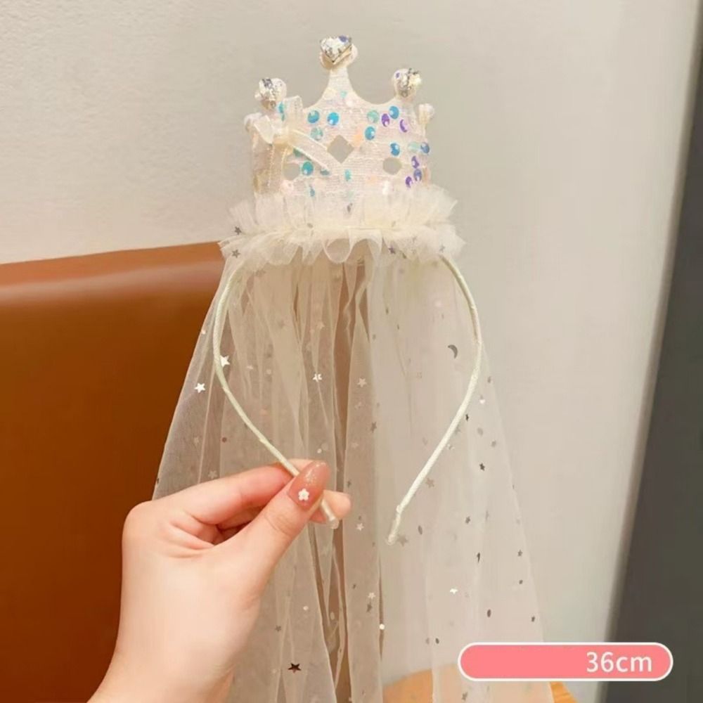 Sparkly Princess Crown Veil He - مراجعة Glitter Tablecloth وسعره