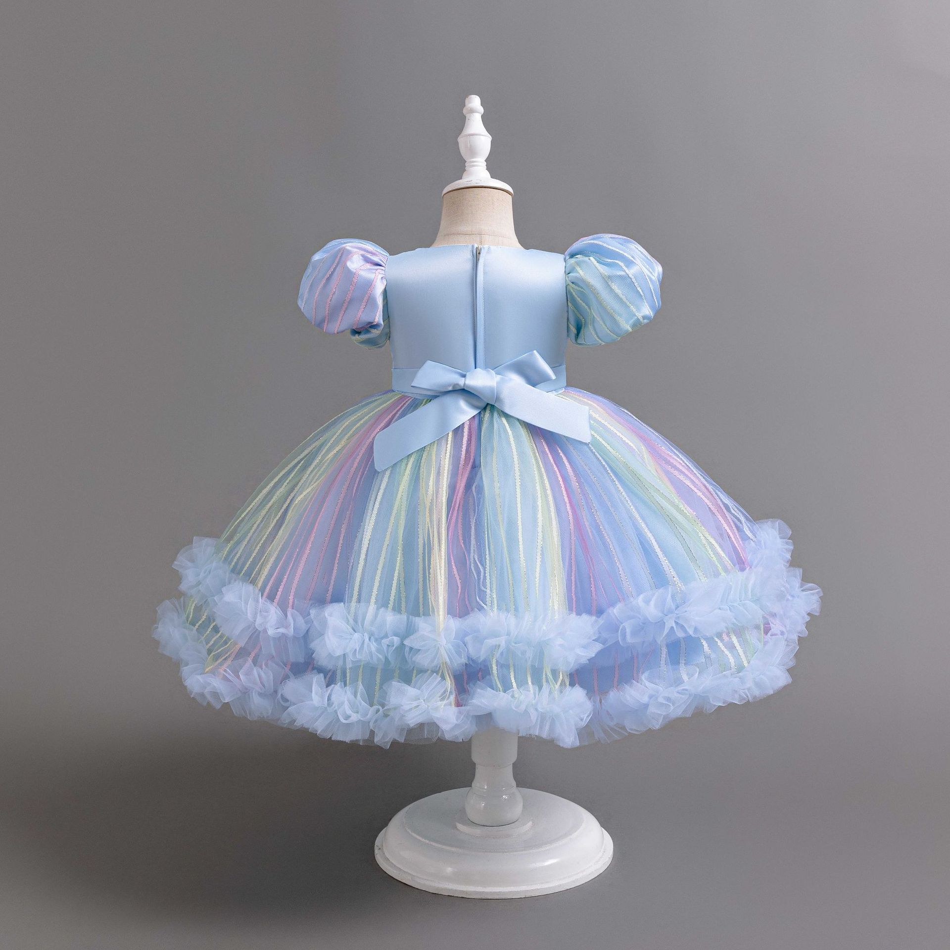 New Kids Dress Ball Gown Child - مراجعة Glitter Tablecloth وسعره