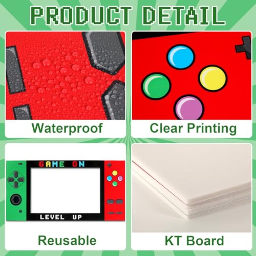 32 x 16 Foam Board Video Game  - مراجعة Photo Booth Frame وسعره