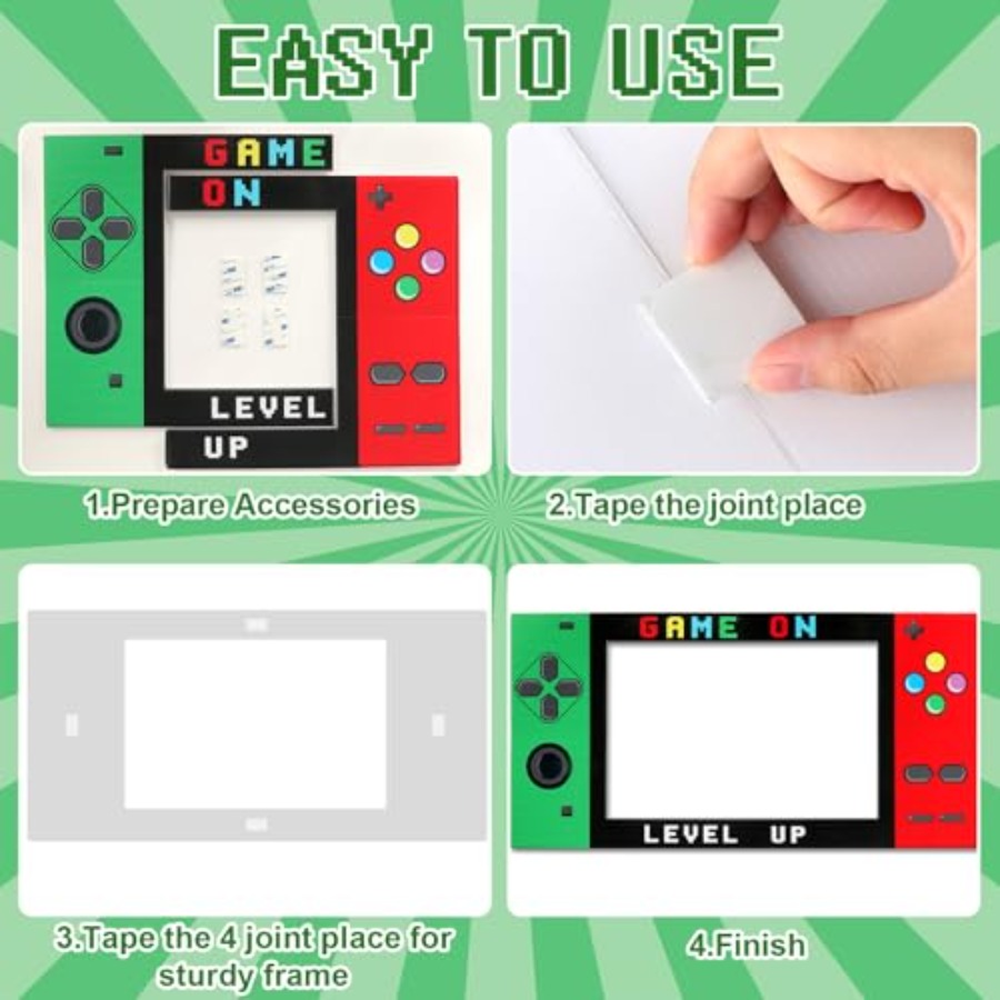 32 x 16 Foam Board Video Game  - مراجعة Photo Booth Frame وسعره