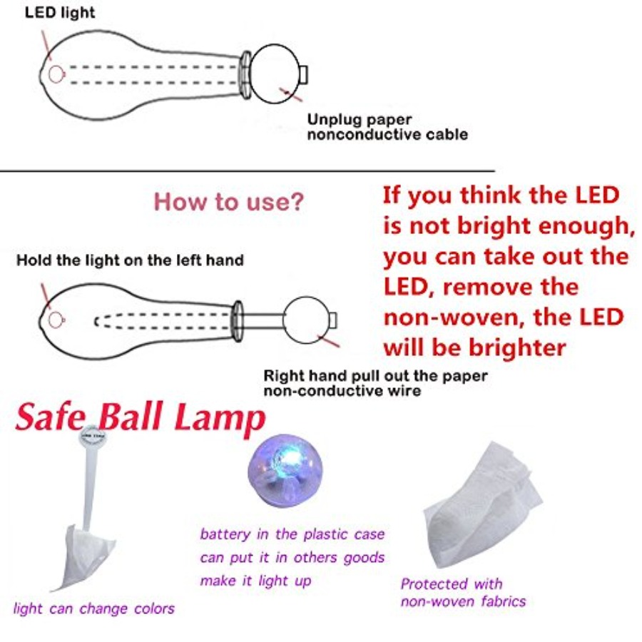 20 LED Light Up Balloons, 12 i - مراجعة Led Balloon Light وسعره