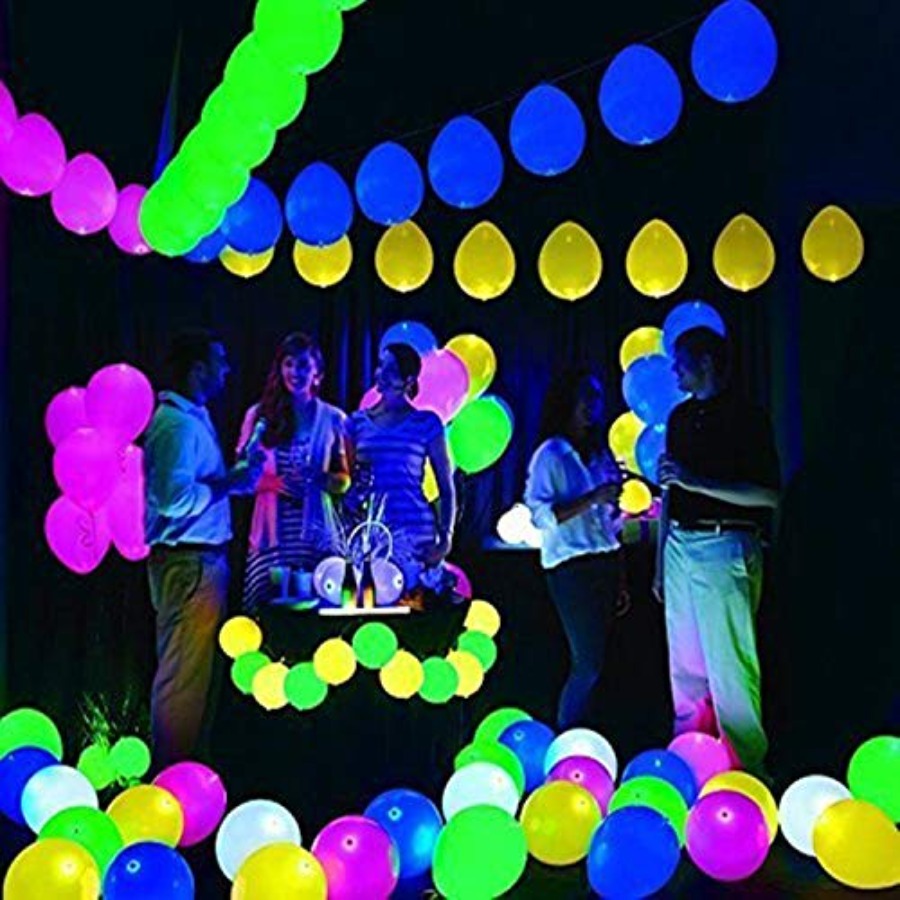 20 LED Light Up Balloons, 12 i - مراجعة Led Balloon Light وسعره