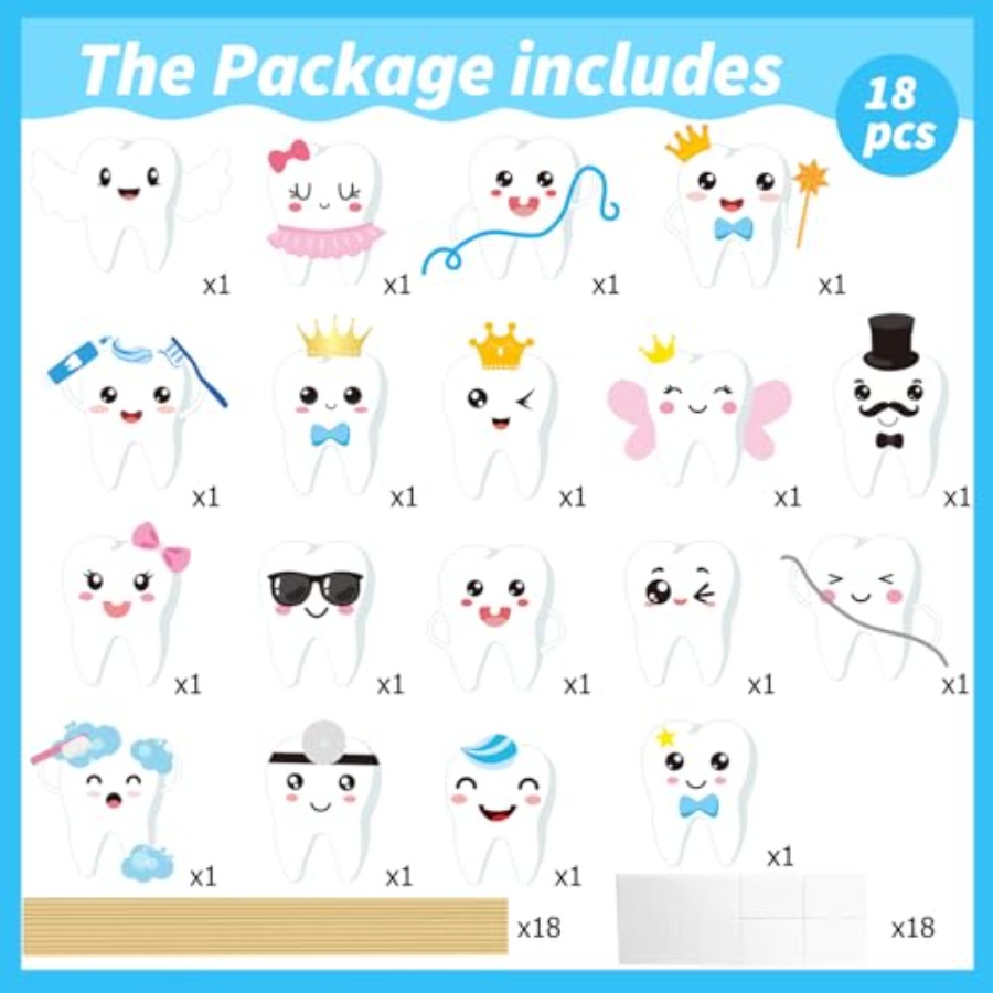 Tooth Party Centerpiece Sticks - مراجعة Centerpiece Stick وسعره