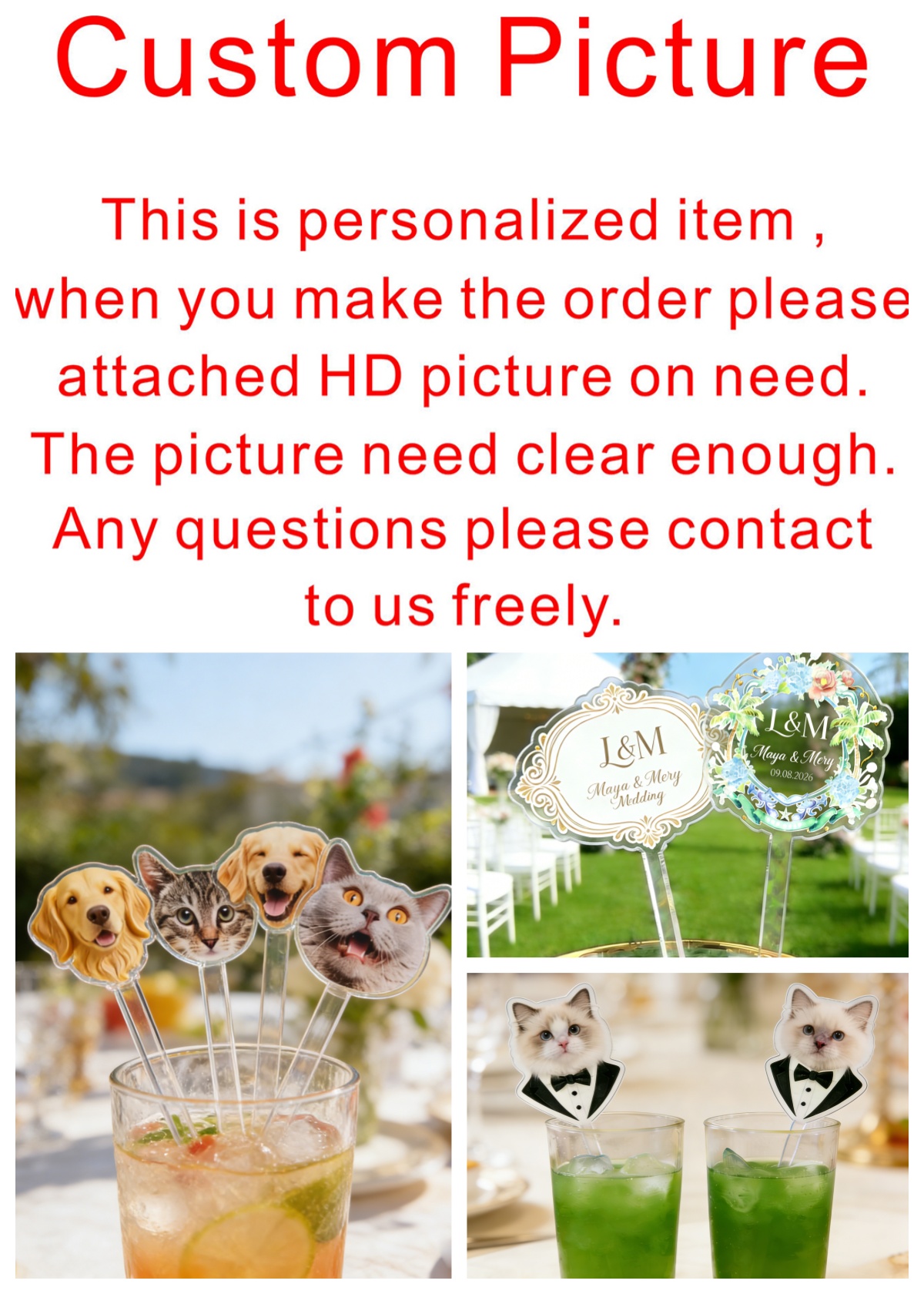 50/100/150Pcs Personalized Pri - مراجعة Centerpiece Stick وسعره