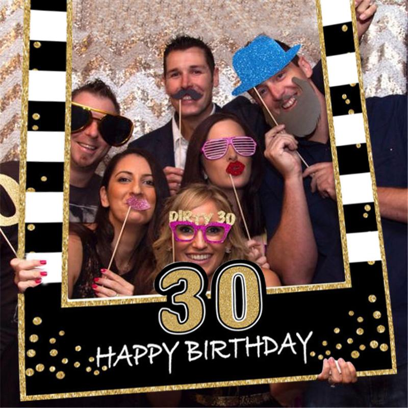 1 16 18 21 30 35 40 50 60 Birt - مراجعة Photo Booth Frame وسعره