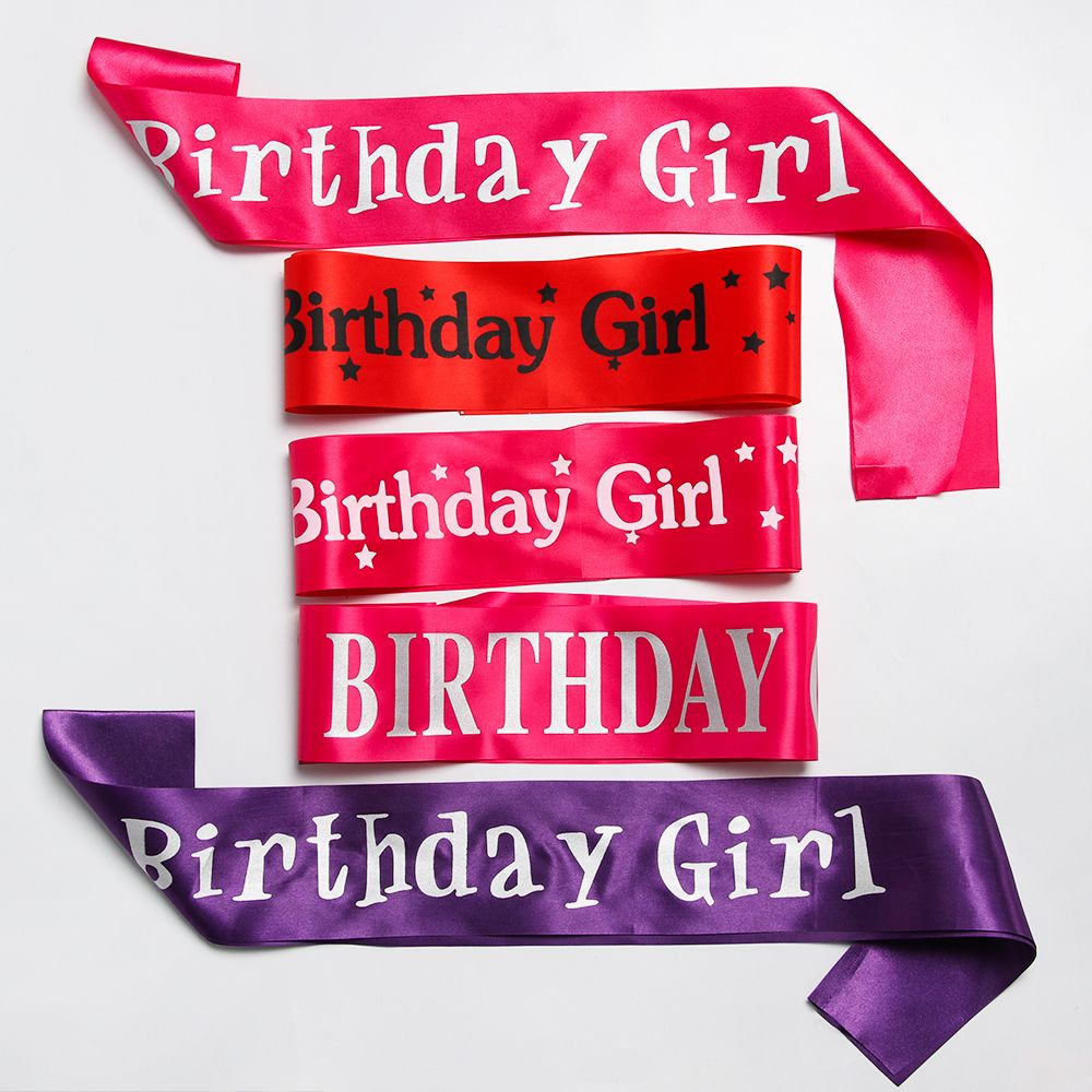 Birthday Girl Glitter Satin Sa - مراجعة Birthday Sash Glitter وسعره
