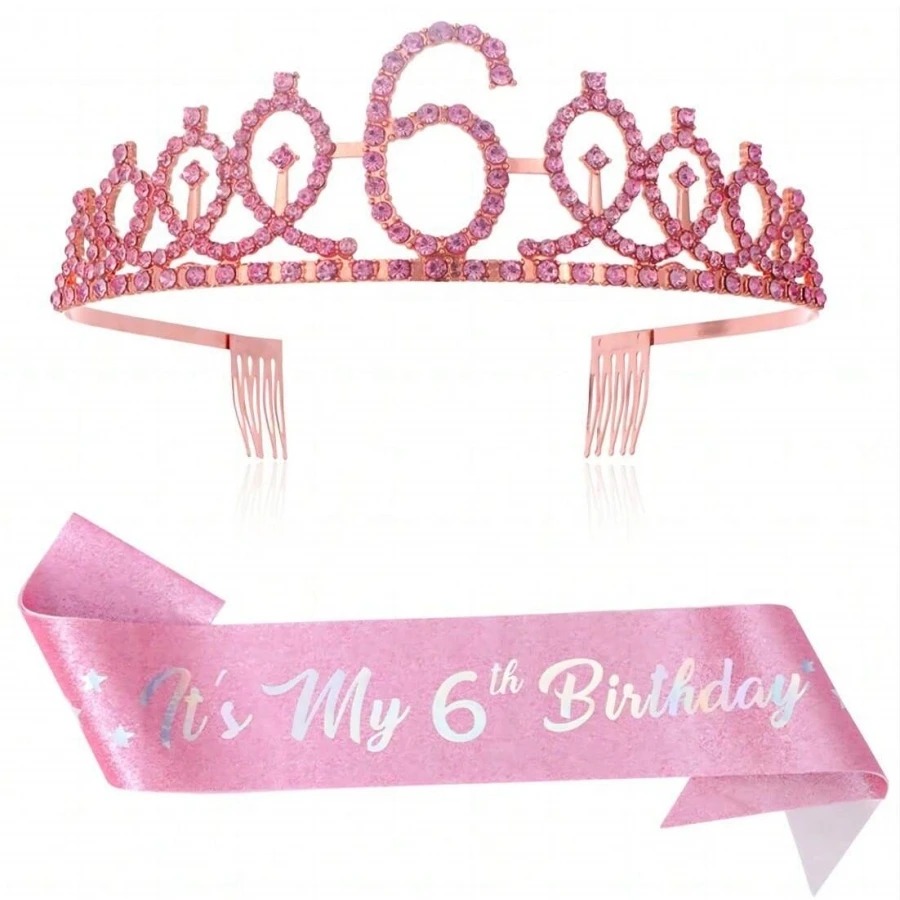 Glitter Birthday Crown Sash Wo - مراجعة Birthday Sash Glitter وسعره
