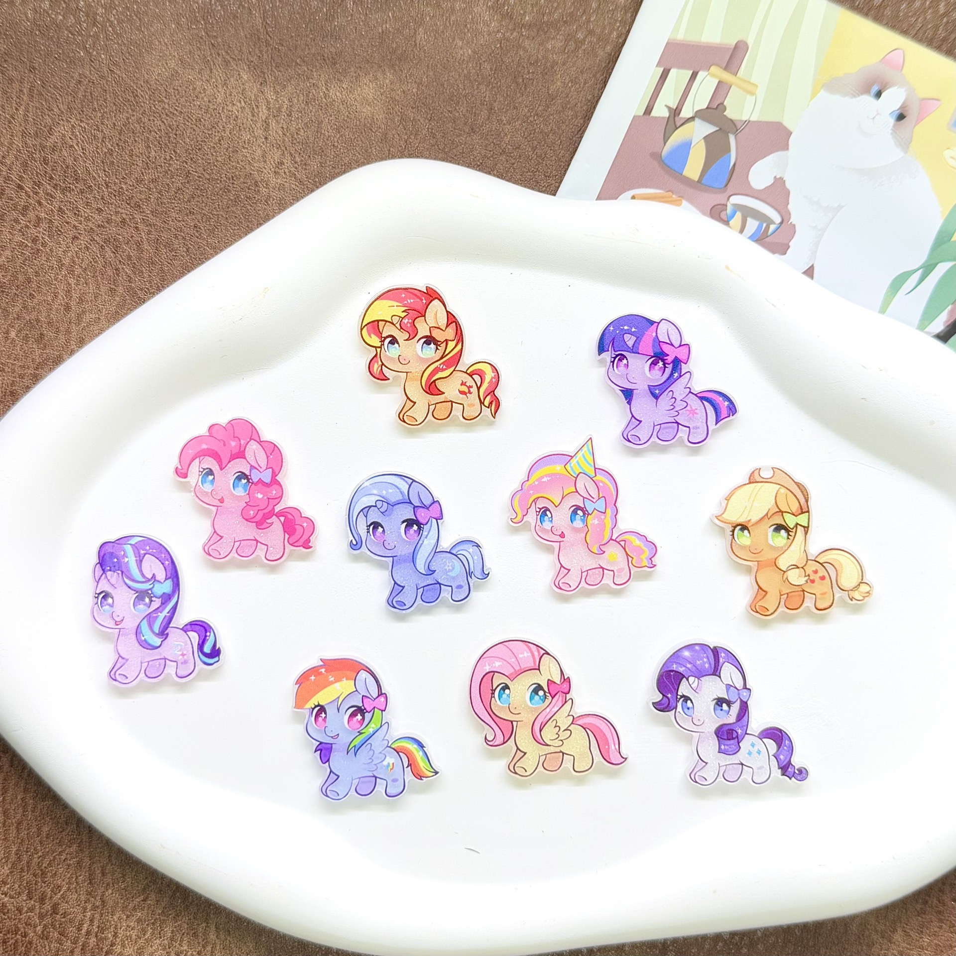 10pcs Cartoon Cute Super Q Pon - مراجعة Event Party وسعره