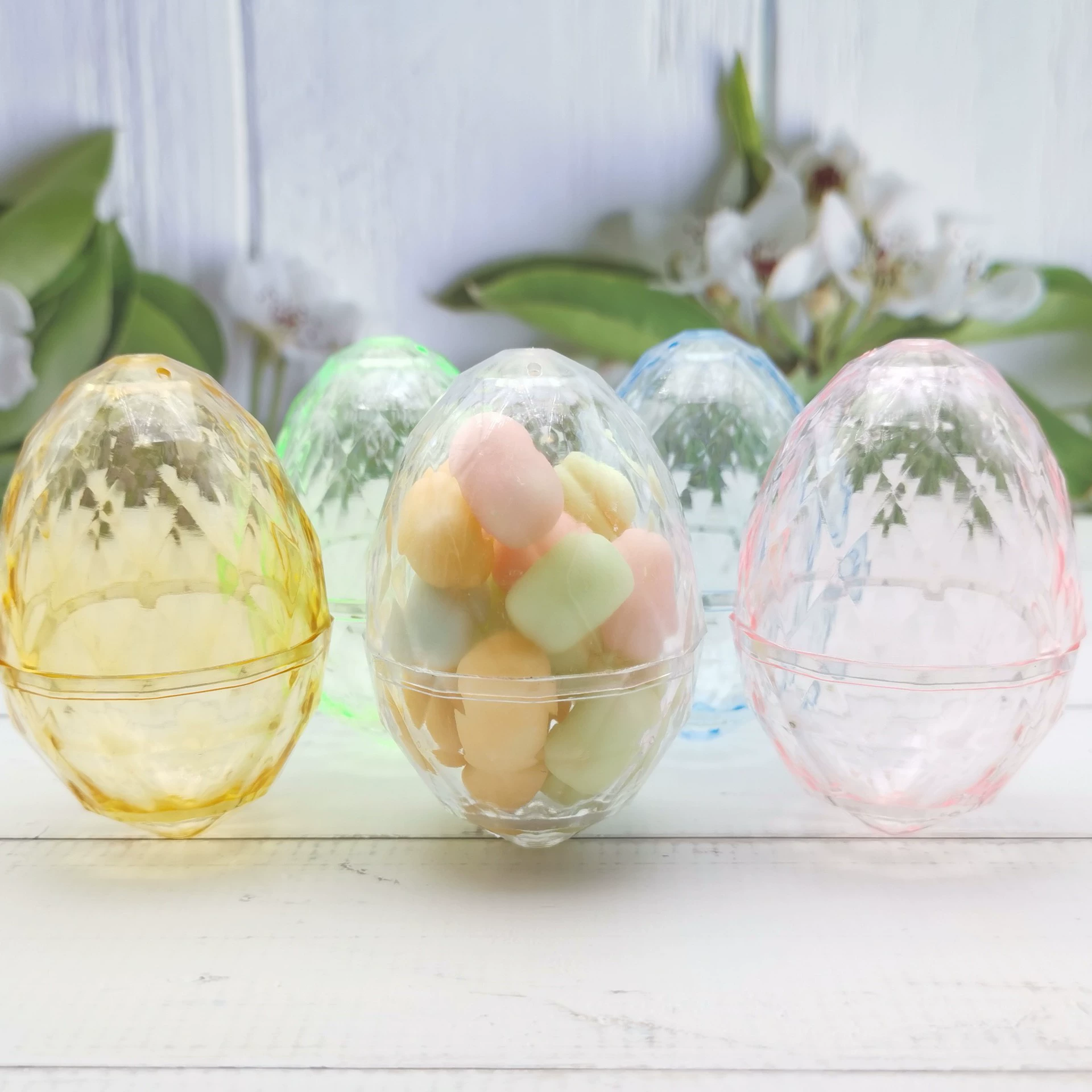 5Pcs Easter Theme Plastic Cand - مراجعة Event Party Box وسعره