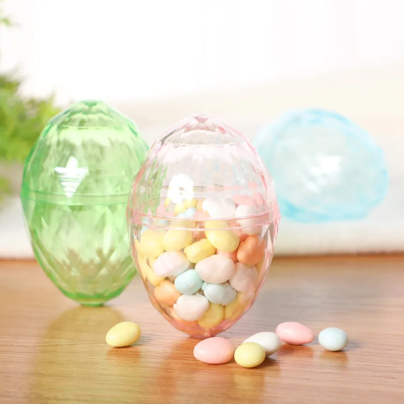 5Pcs Easter Theme Plastic Cand - مراجعة Event Party Box وسعره