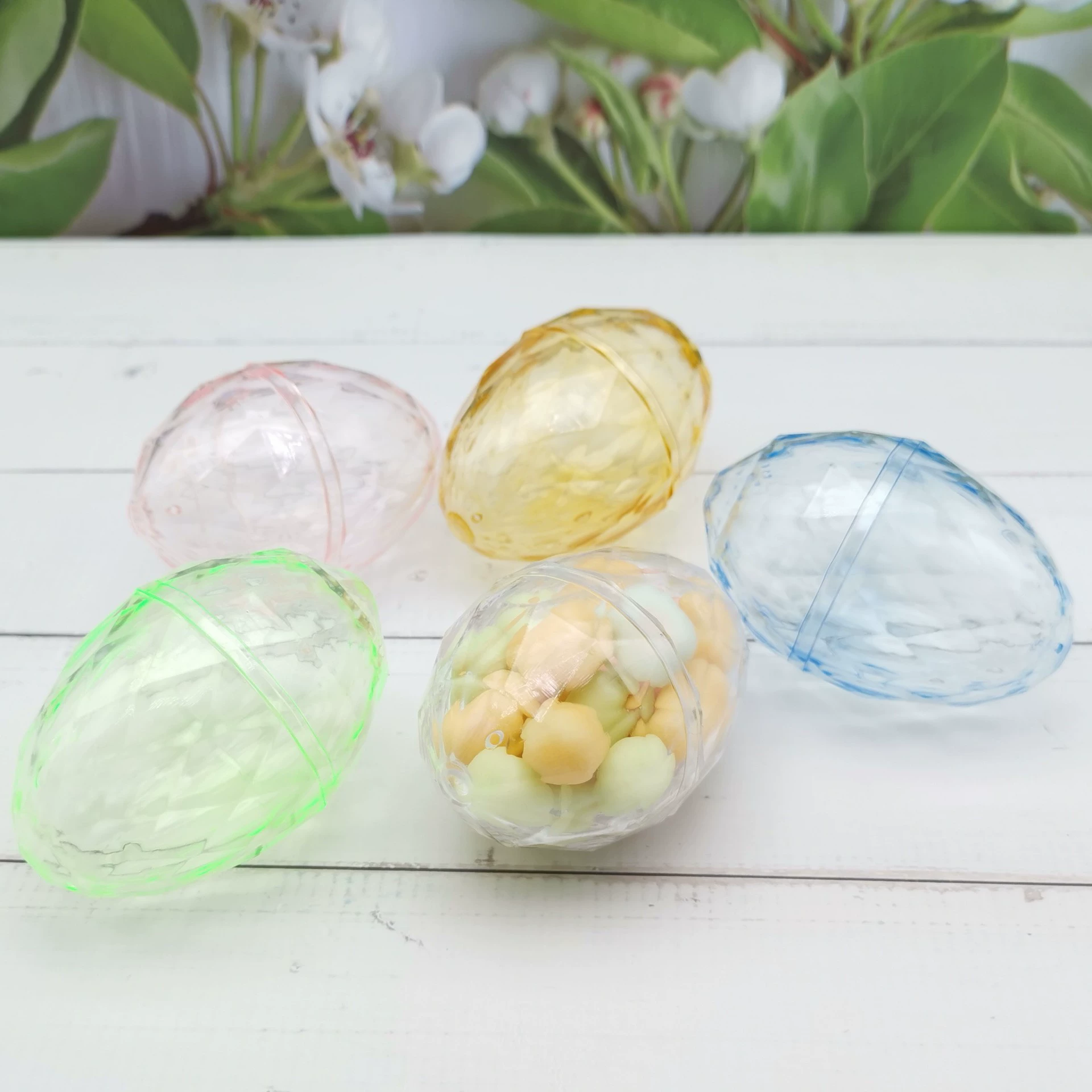 5Pcs Easter Theme Plastic Cand - مراجعة Event Party Box وسعره