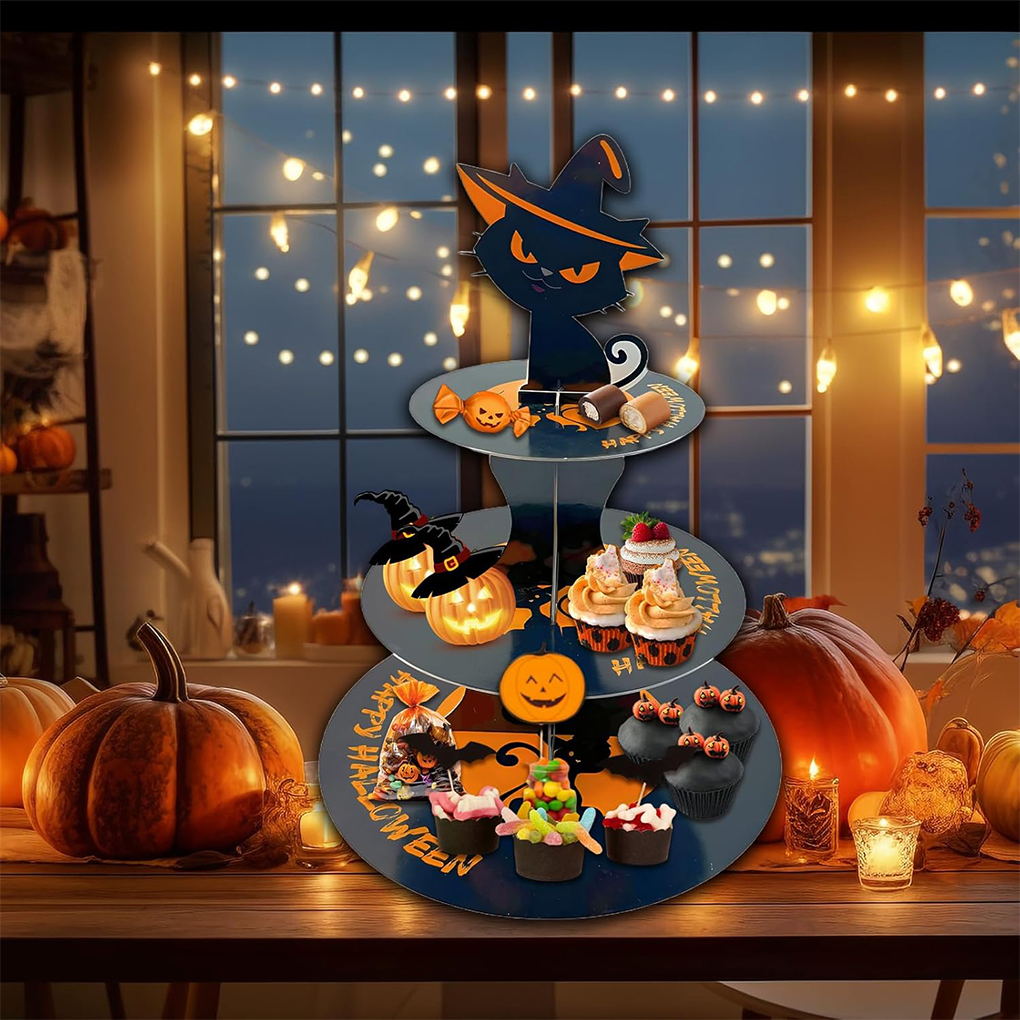 Halloween Cake Stand Pumpkin B - مراجعة Cupcake Stand Tier وسعره