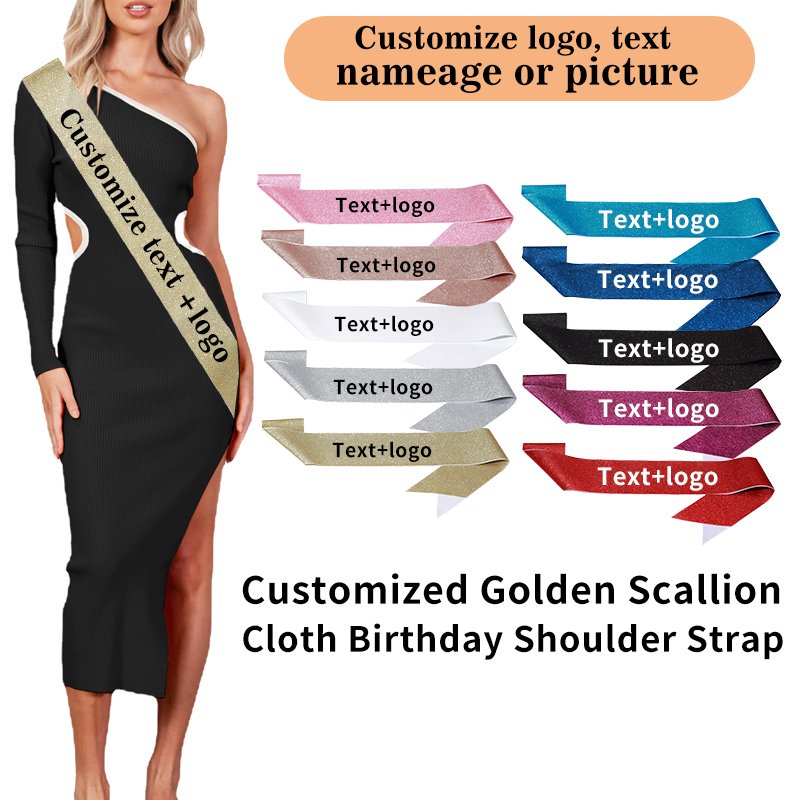 Diy Custom Glitter Satin Sash  - مراجعة Birthday Sash Glitter وسعره