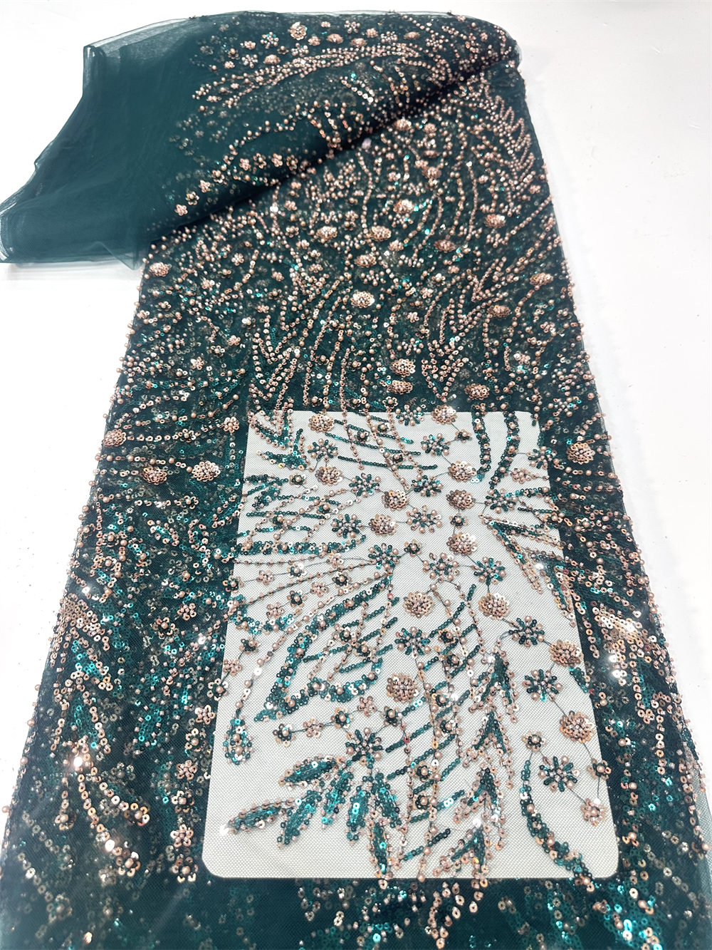 African Luxury French Beaded L - مراجعة Glitter Tablecloth وسعره