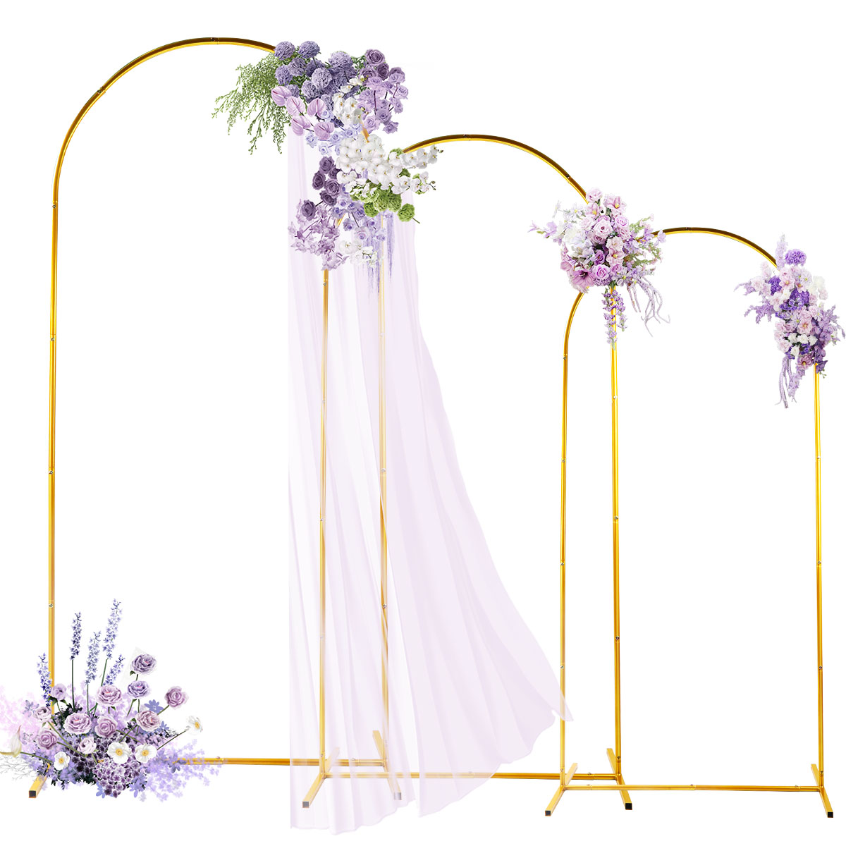 3Pack Golden Metal Arch Kits,  - مراجعة Balloon Arch Kit وسعره