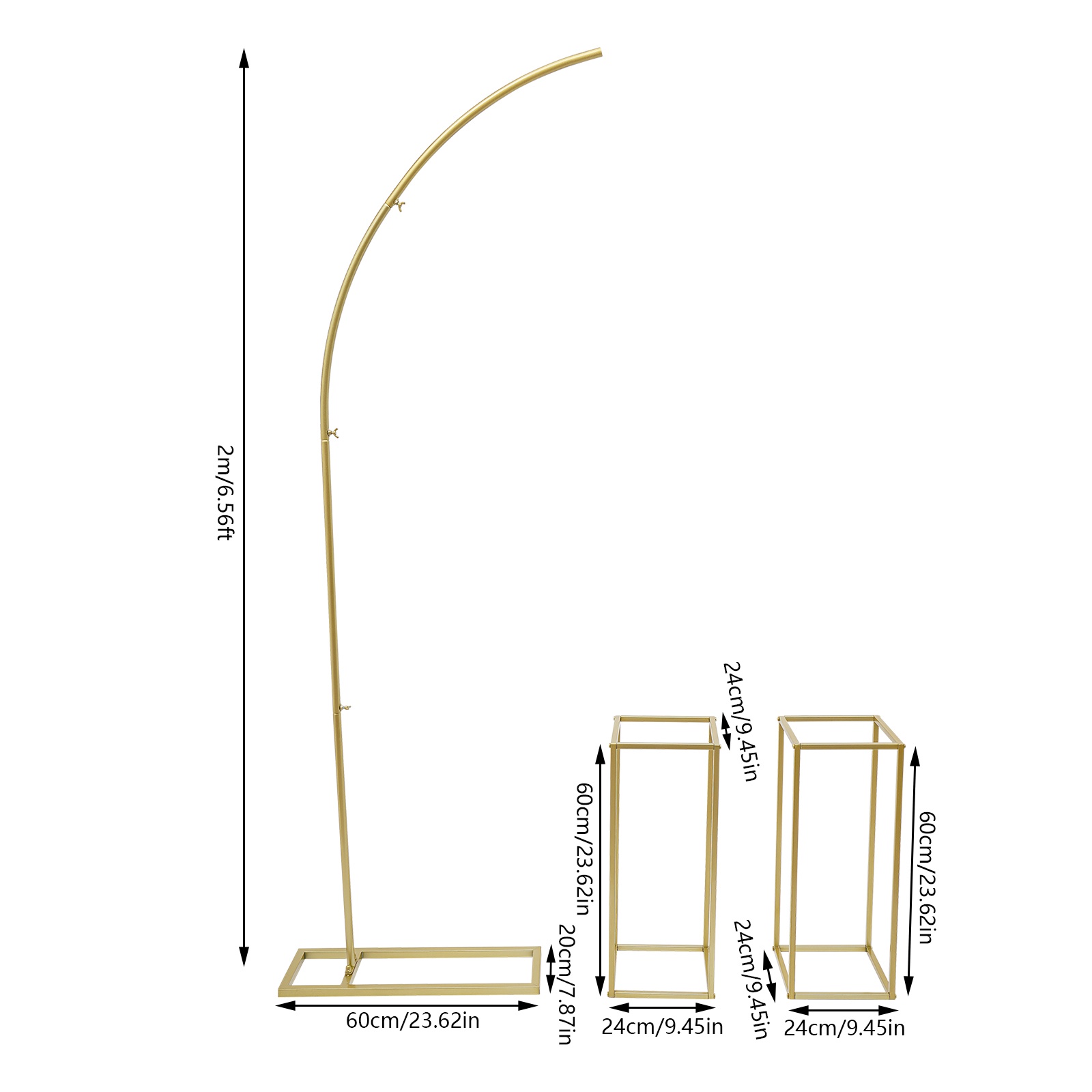 Gold Metal Square Floral Frame - مراجعة Photo Booth Frame وسعره